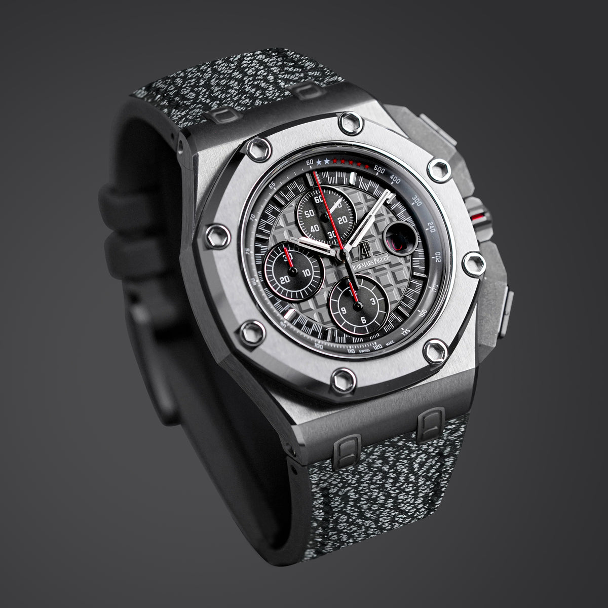 AP ROO 44mm Straps - AP Elephant Anthracite – Liger Straps