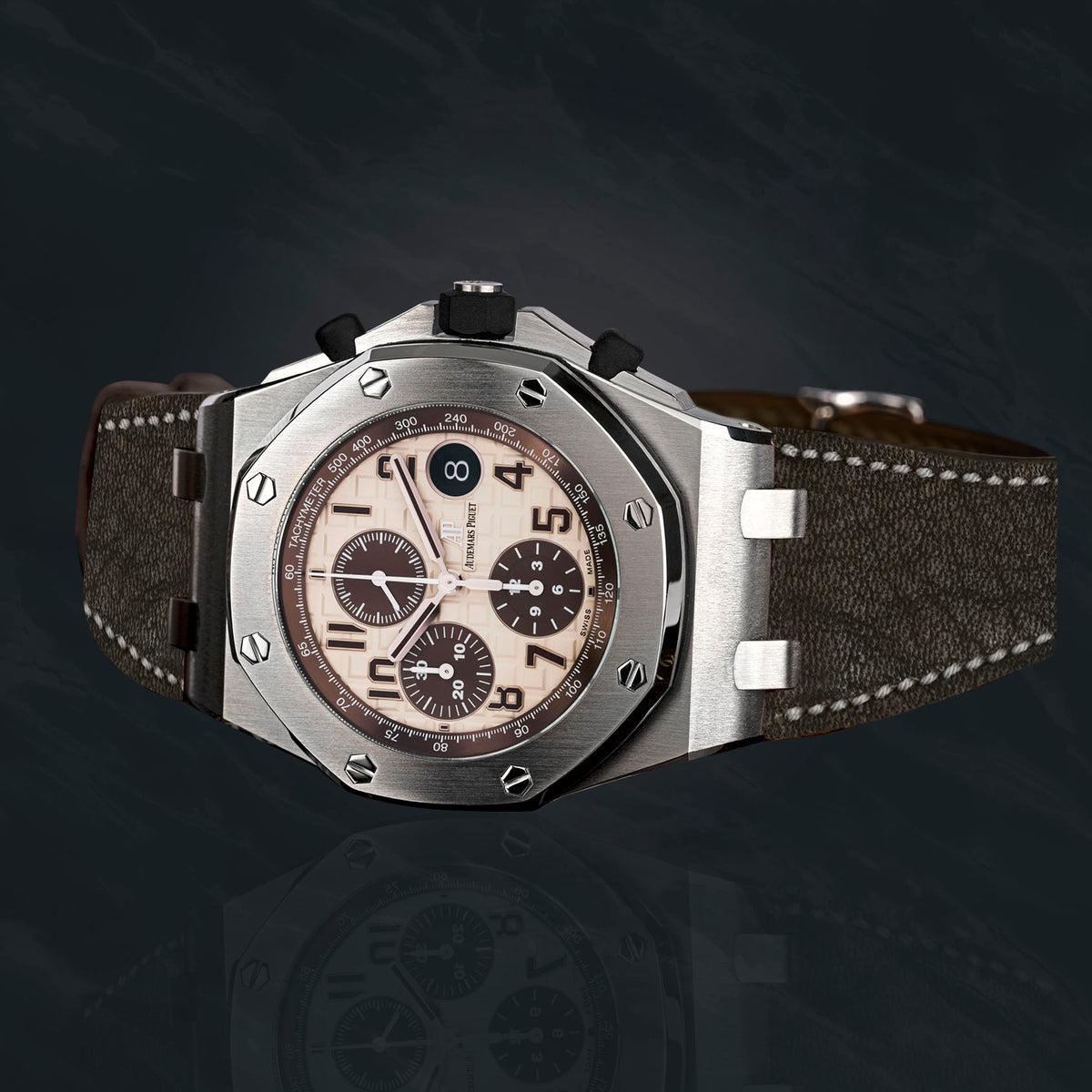AP ROO 42mm Straps - AP Elephant Grey – Liger Straps