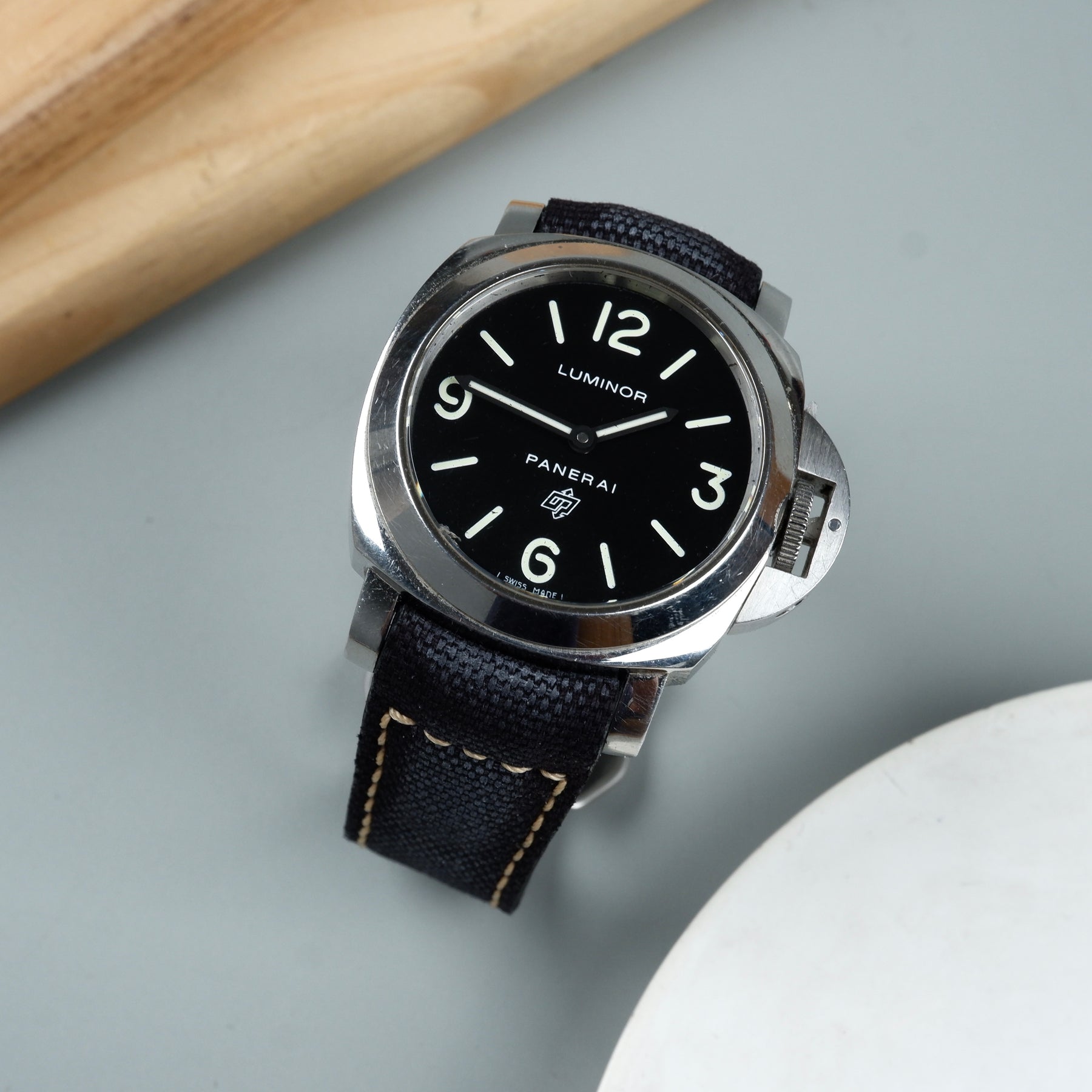 Panerai Luminor Straps Canvas Deathrow Curved End Liger Straps