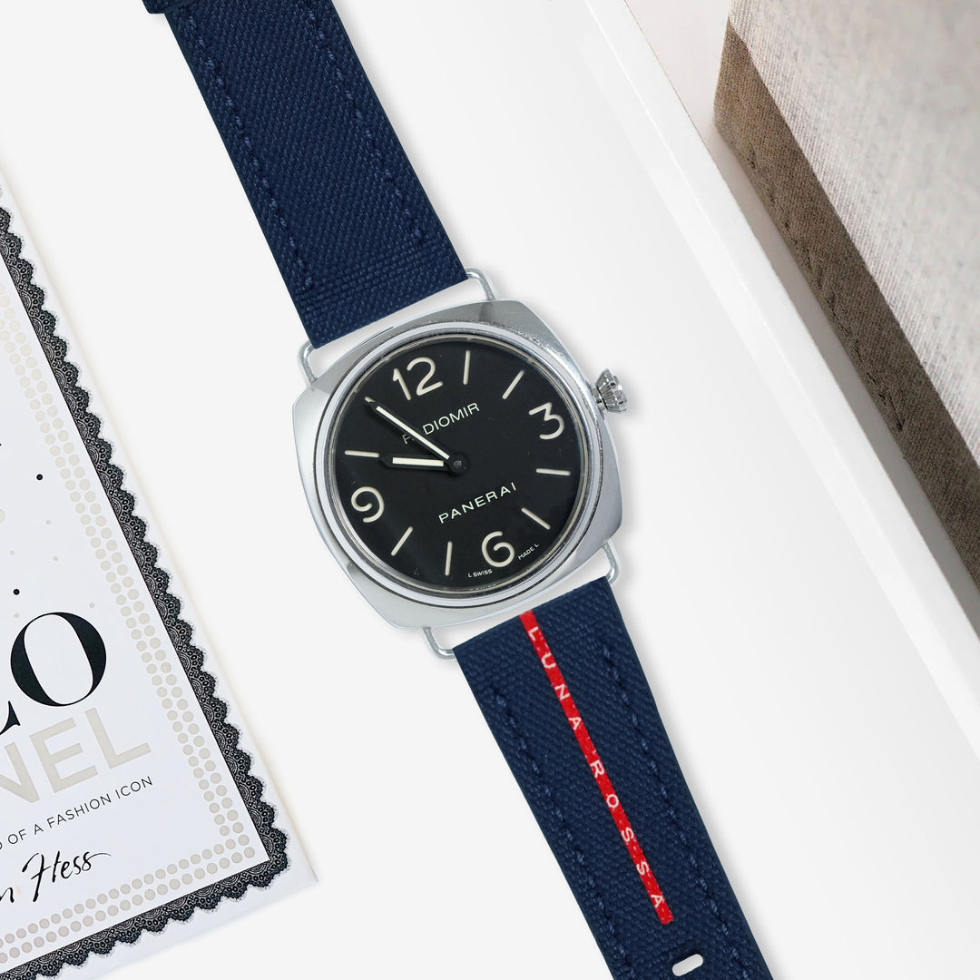 Panerai Radiomir Straps Canvas Navy Blue Luna Rossa – Liger Straps
