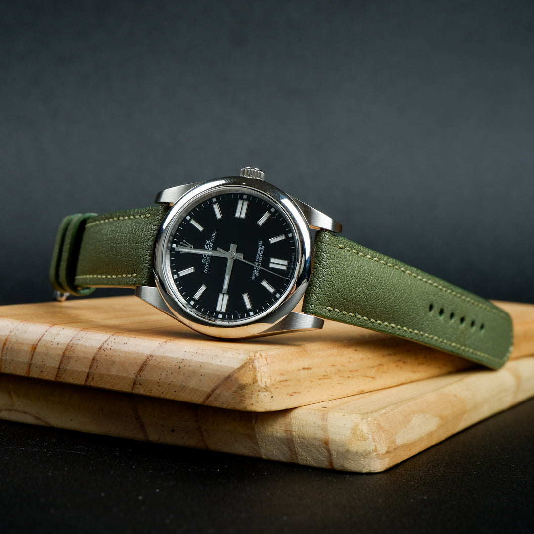 Rolex Oyster Perpetual Straps - Chevre Basil – Liger Straps