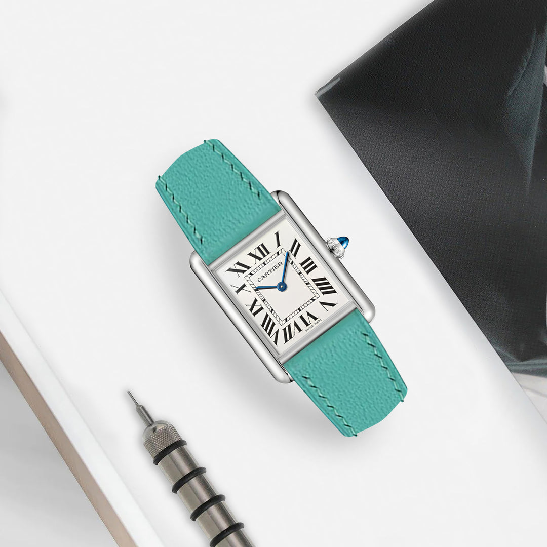 Cartier Tank Straps - Chevre Tiffany – Liger Straps