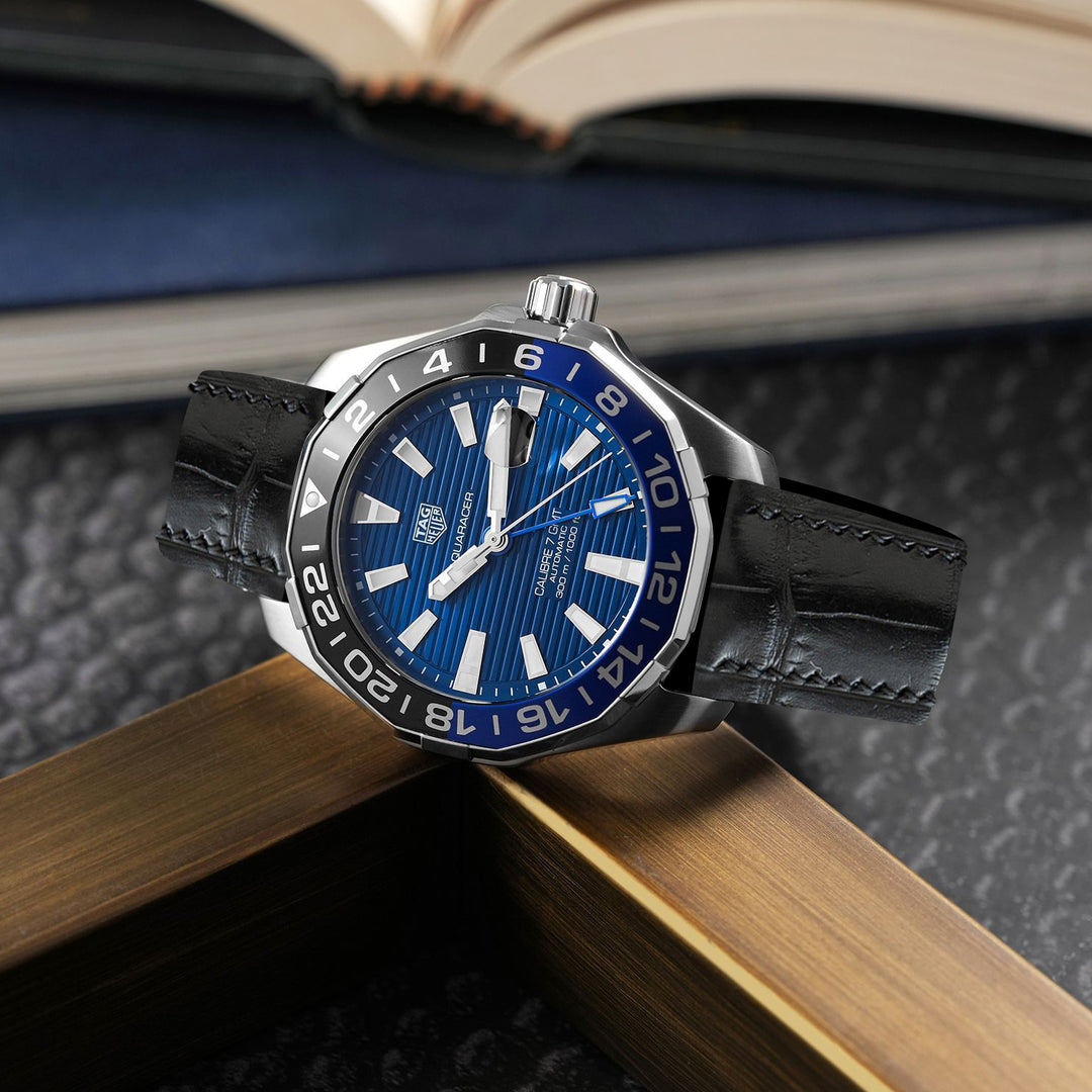 Tag Heuer Aquaracer Straps - Croco Black – Liger Straps