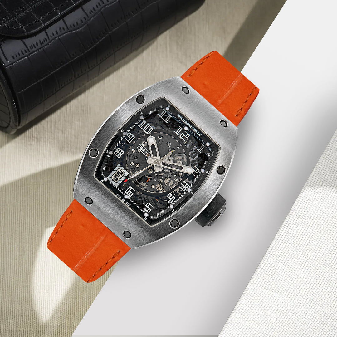 リシャールミル ラバーストラップ ベルト RM10 STRAP ORANGE M