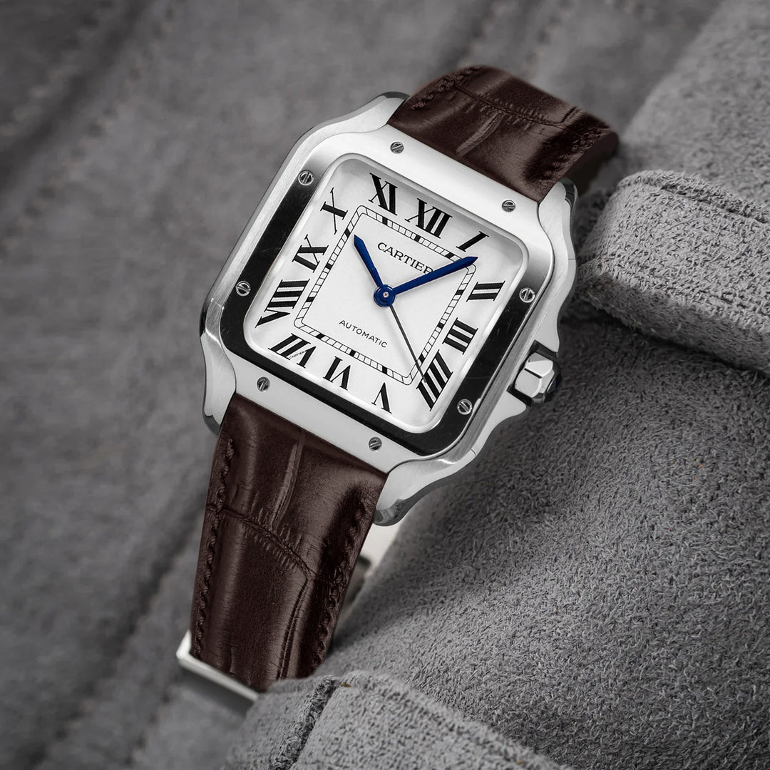 cartier tobacco Cartier New Santos Quick Release Straps cartier tobacco Cartier New Santos Quick Release Straps