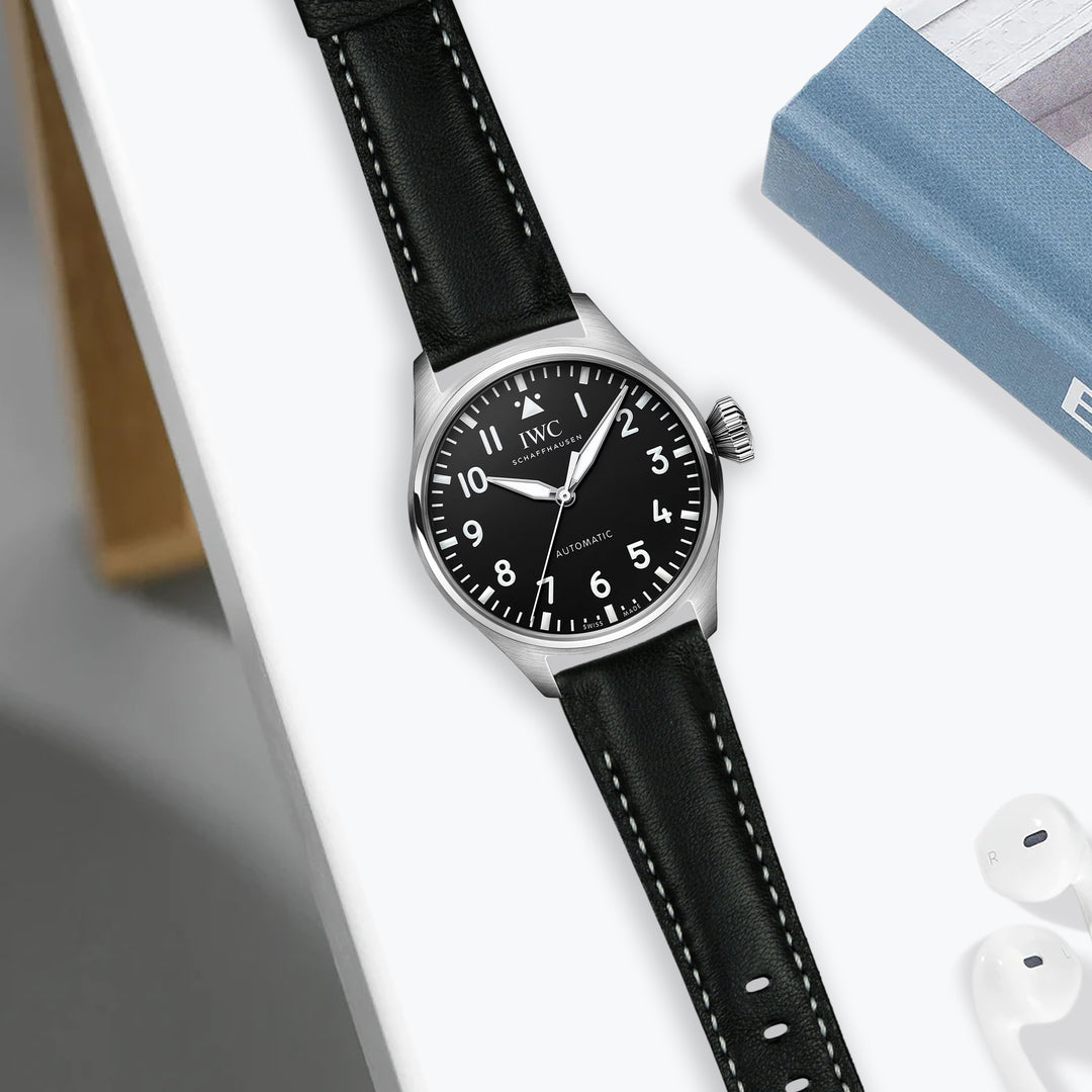 IWC Easx Change Straps - Dappled Black – Liger Straps