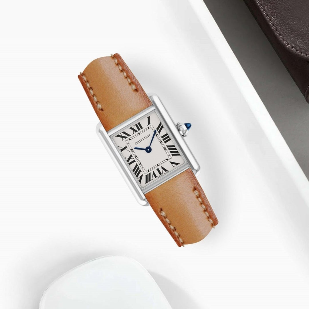 Cartier Tank Straps - Dappled Tan – Liger Straps