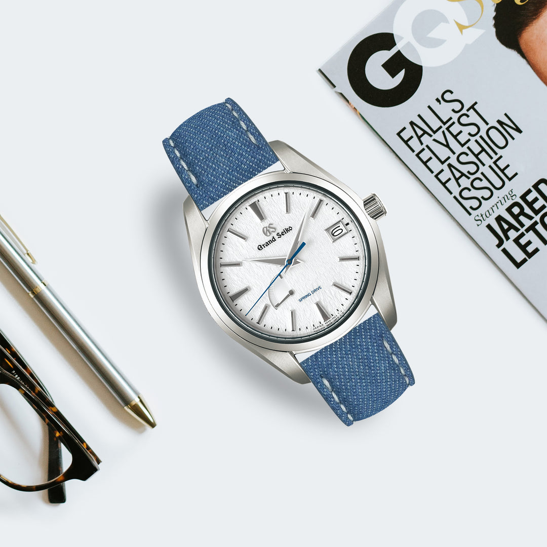 Grand Seiko Heritage Straps - Denim Blue Haze – Liger Straps