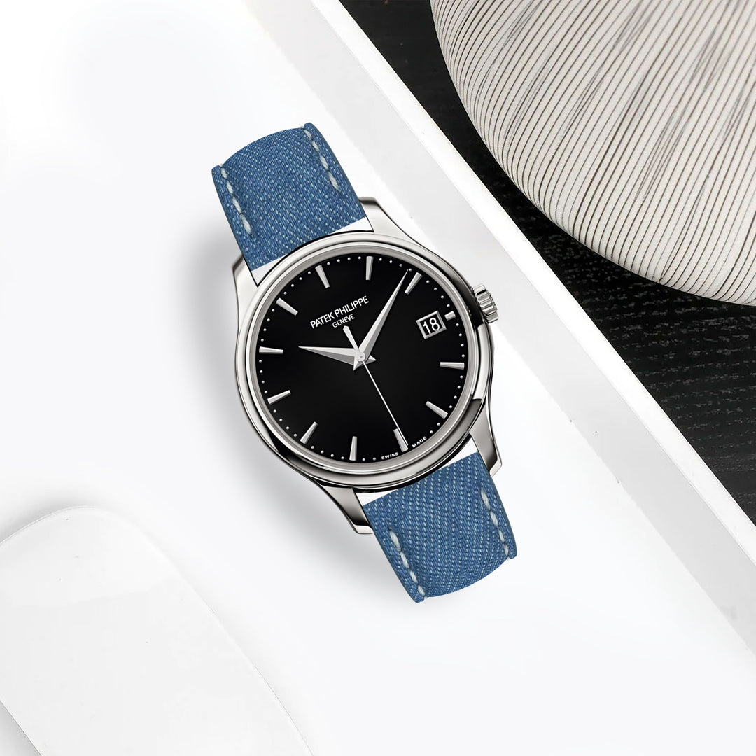 Patek Complication & Calatrava Straps - Denim Blue Haze – Liger Straps