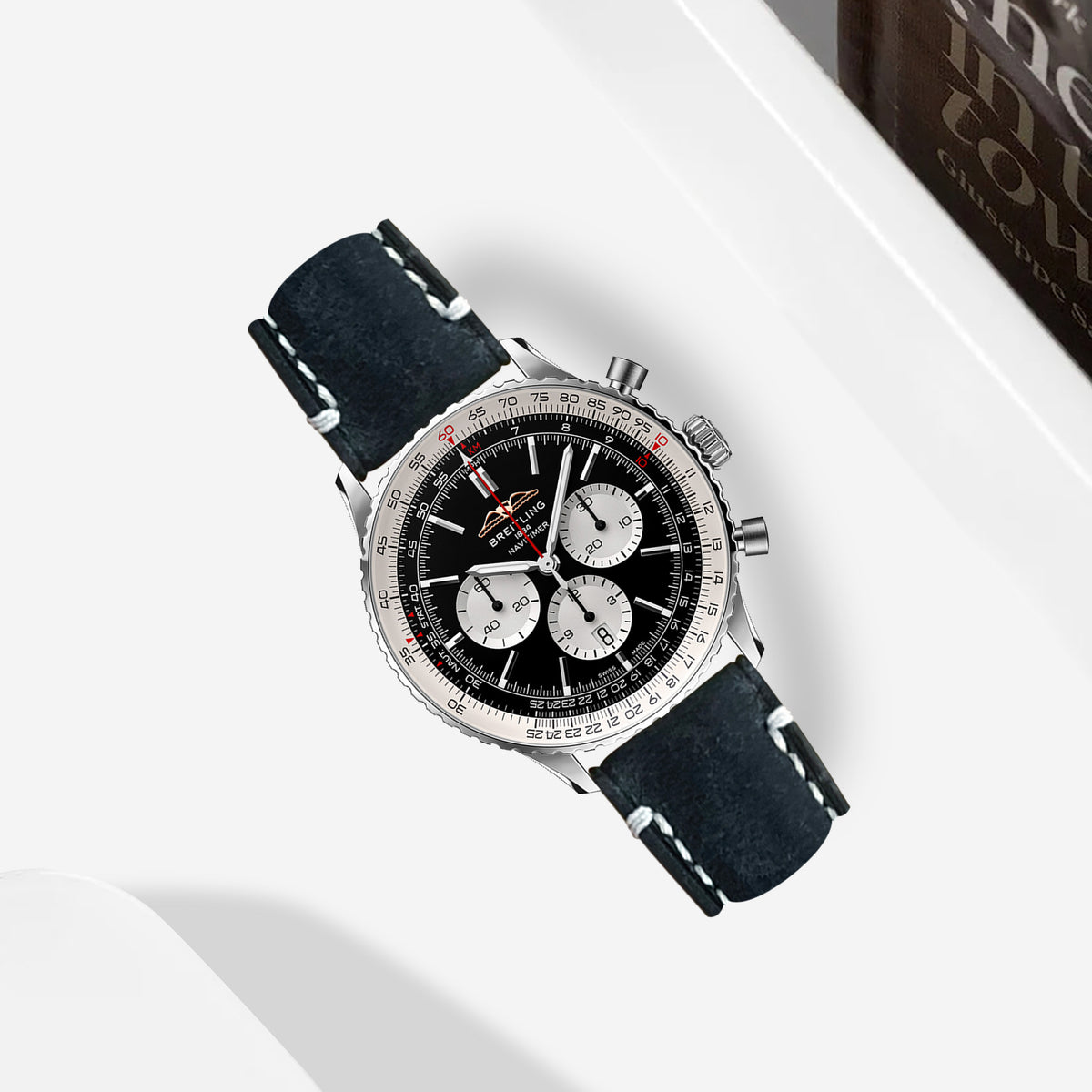 Breitling Navitimer Straps - Diablo Navy Blue – Liger Straps