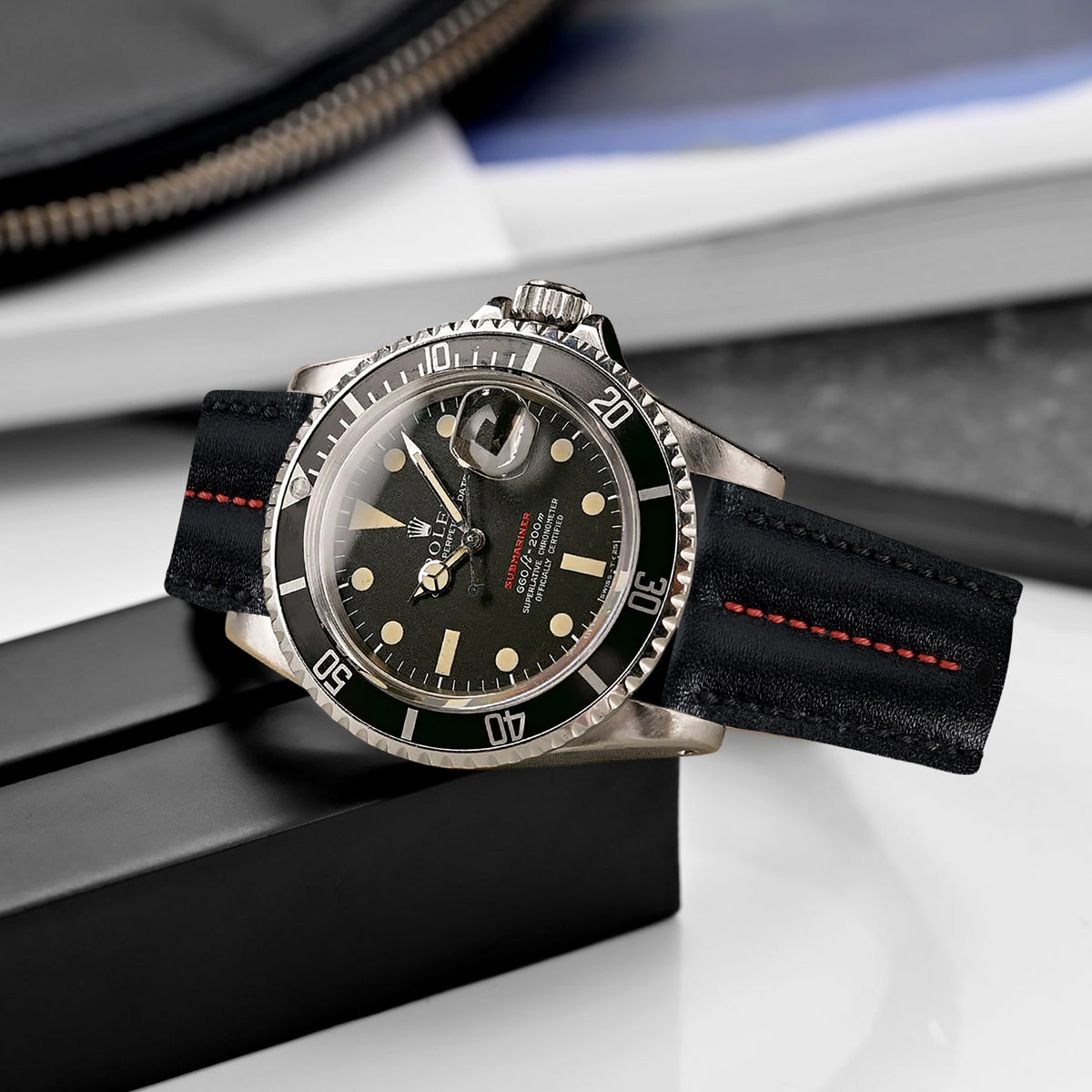 Rolex Submariner Straps - Double Ridge Black – Liger Straps