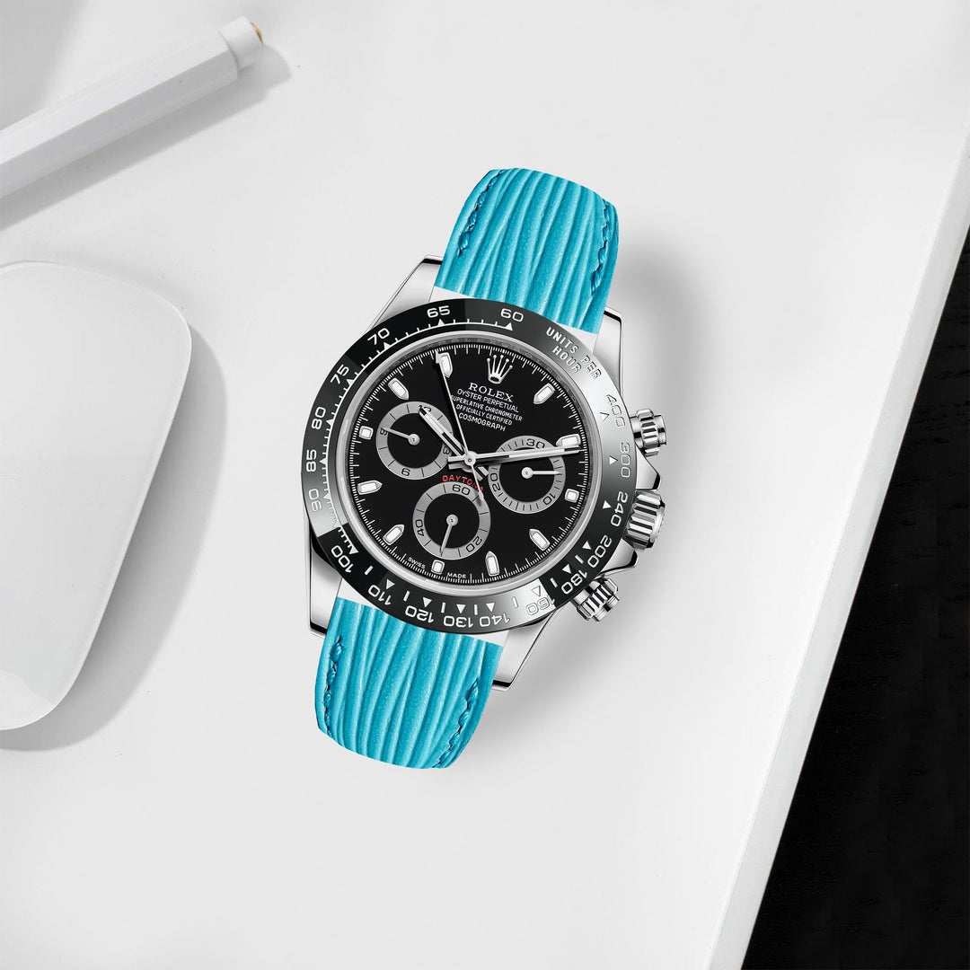Rolex Daytona Straps - Epi Tiffany Blue – Liger Straps