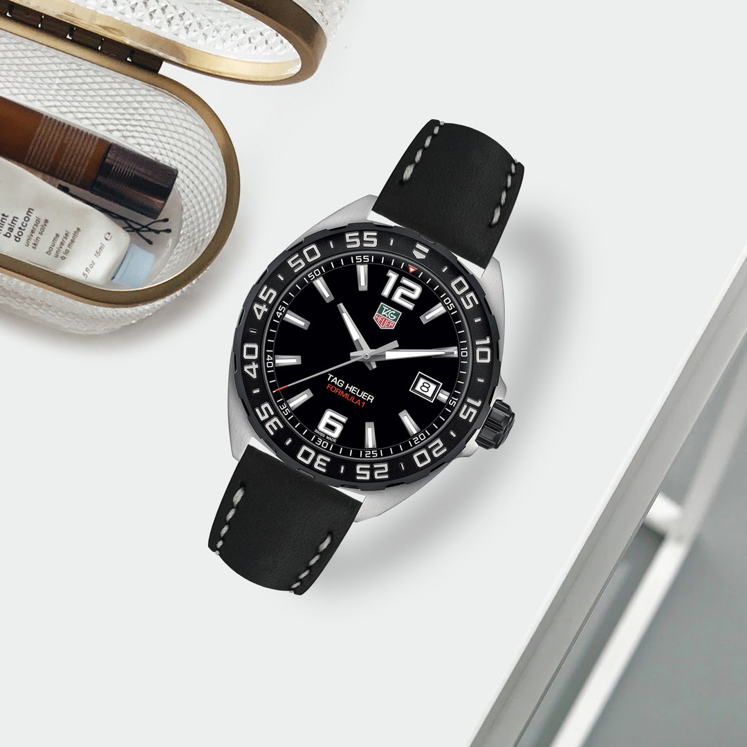 Tag Heuer Formula 1 Straps - Minerva Black – Liger Straps