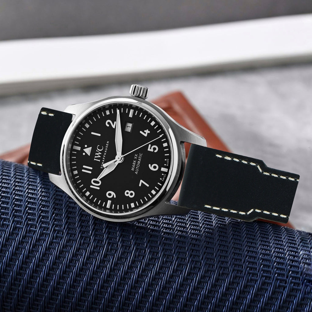 IWC Easx Change Straps - Pilot Black – Liger Straps