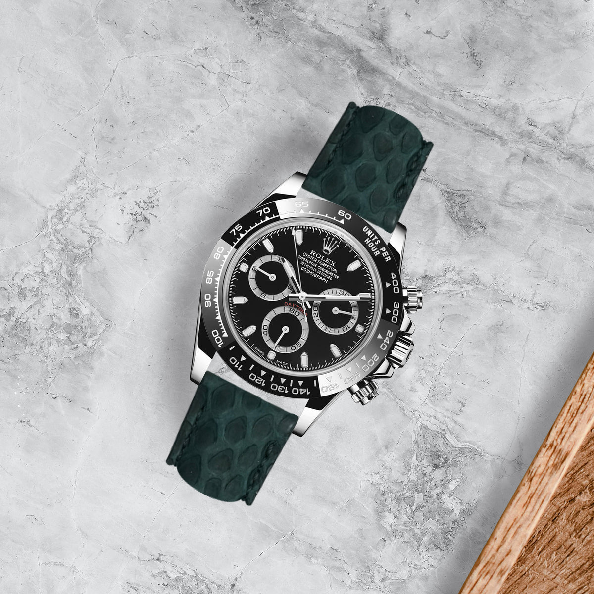 Python Deep Teal – Liger Straps
