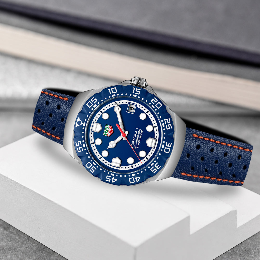 Tag Heuer Formula 1 Straps - Racing Navy Blue – Liger Straps
