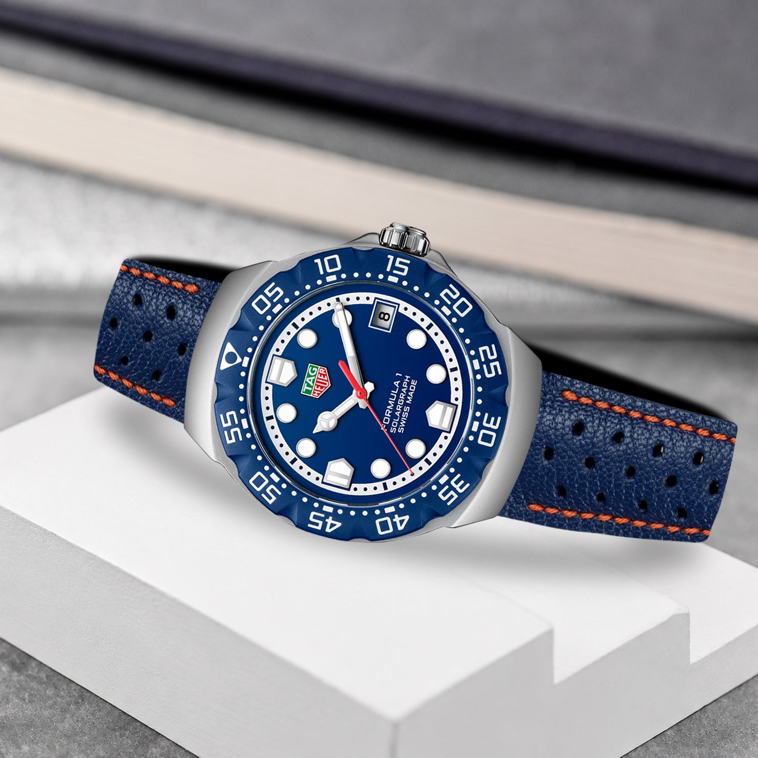 Tag Heuer Formula 1 Straps - Racing Navy Blue – Liger Straps