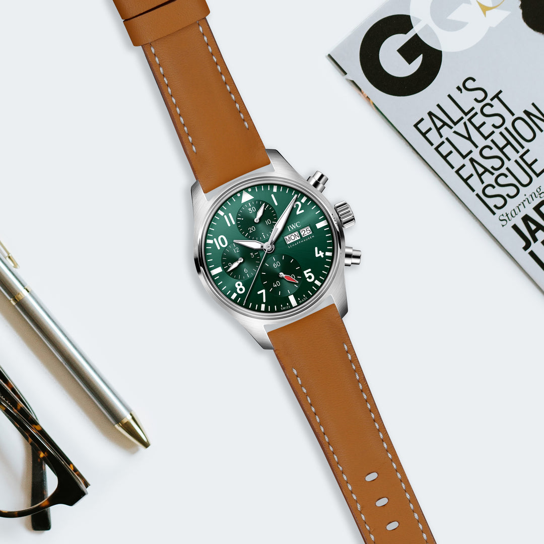 IWC Easx Change Straps - Rhone Brown – Liger Straps
