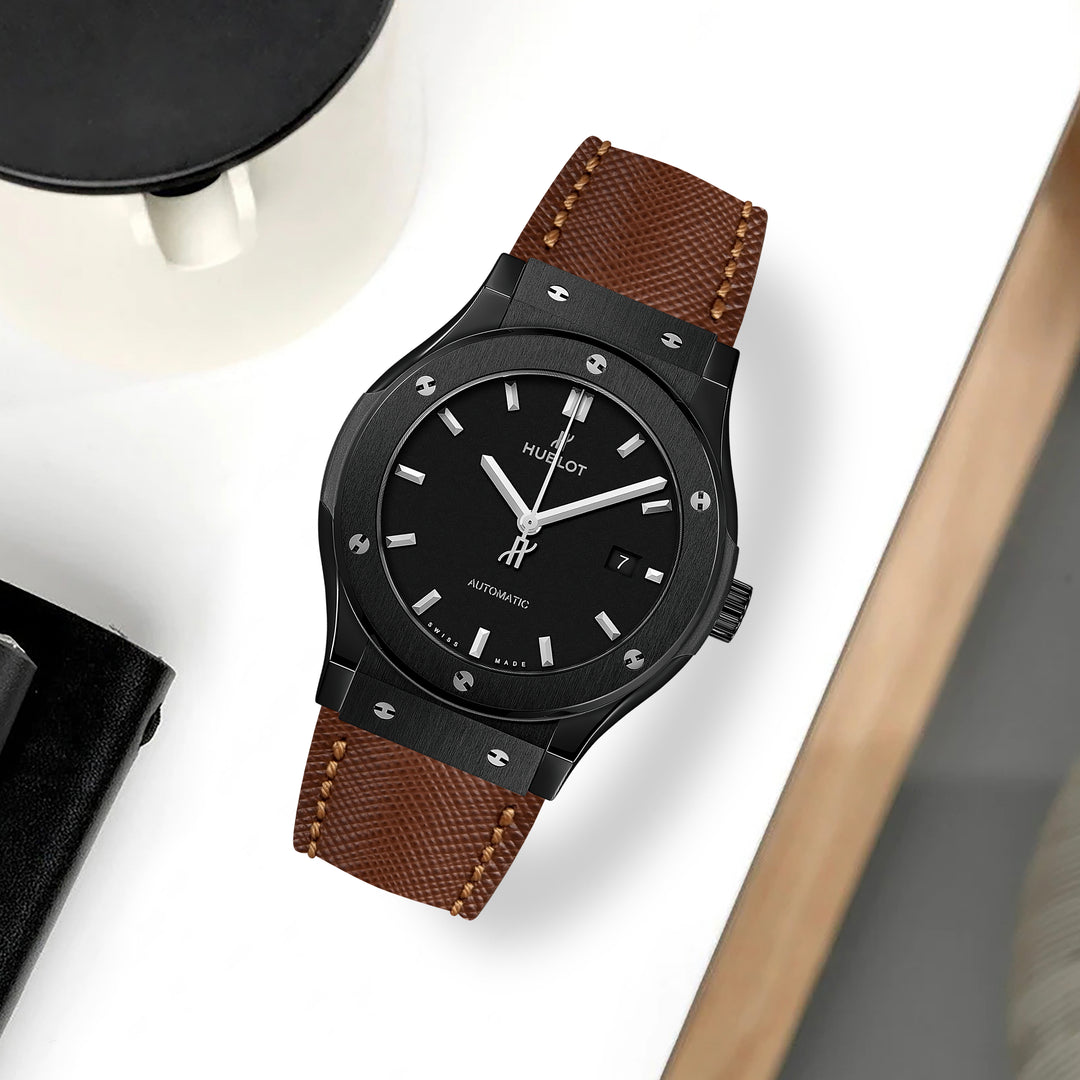 Hublot Classic Fusion Straps - Saffiano Brown – Liger Straps