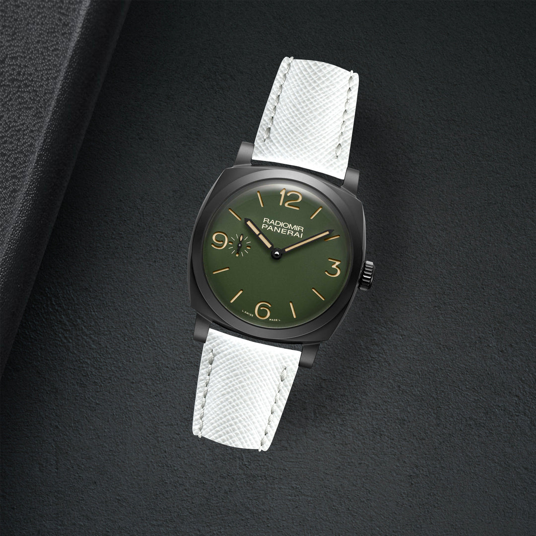 Panerai Radiomir 1940 Straps - Saffiano White – Liger Straps