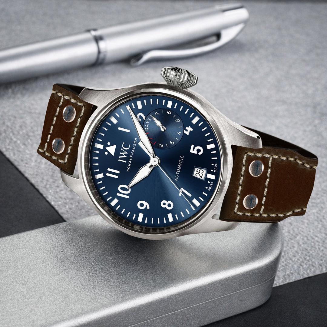 Iwc Pilot Straps - Santoni Rivets – Liger Straps