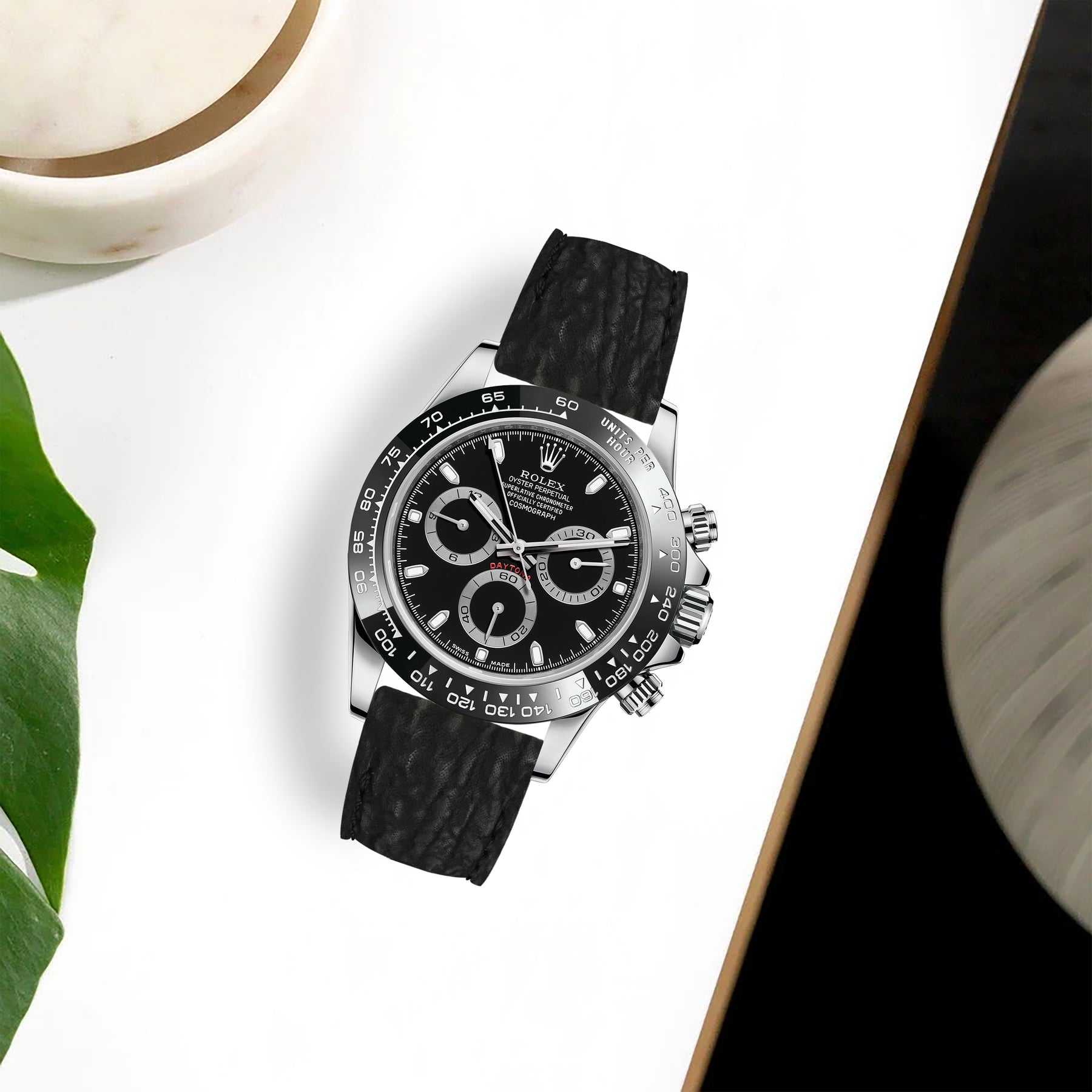 Rolex Daytona Straps - Shark Black – Liger Straps