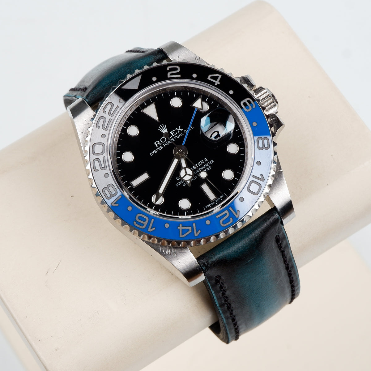 Rolex GMT Master II Batman Straps Wraith Blue Liger Straps
