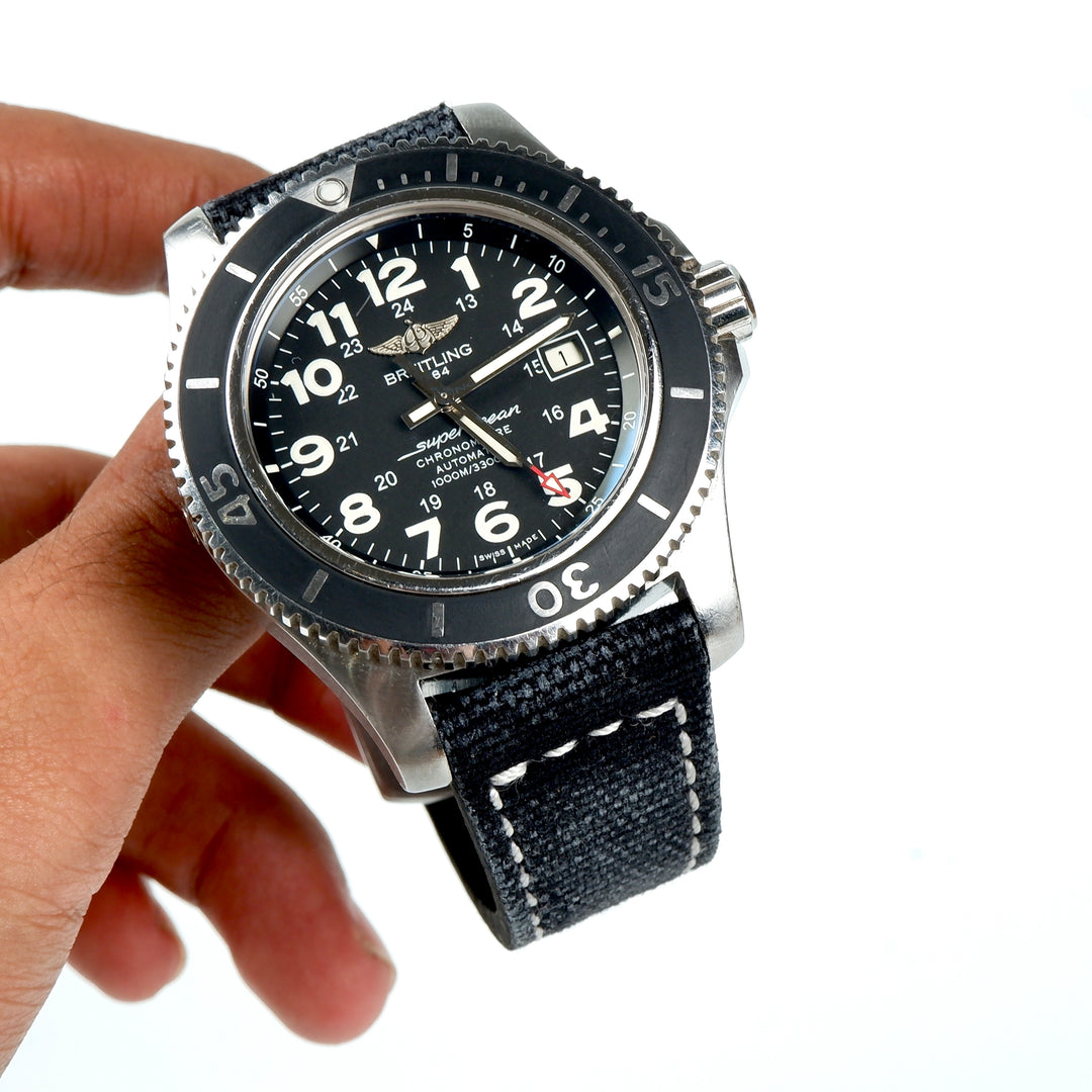 Breitling anthracite strap sale