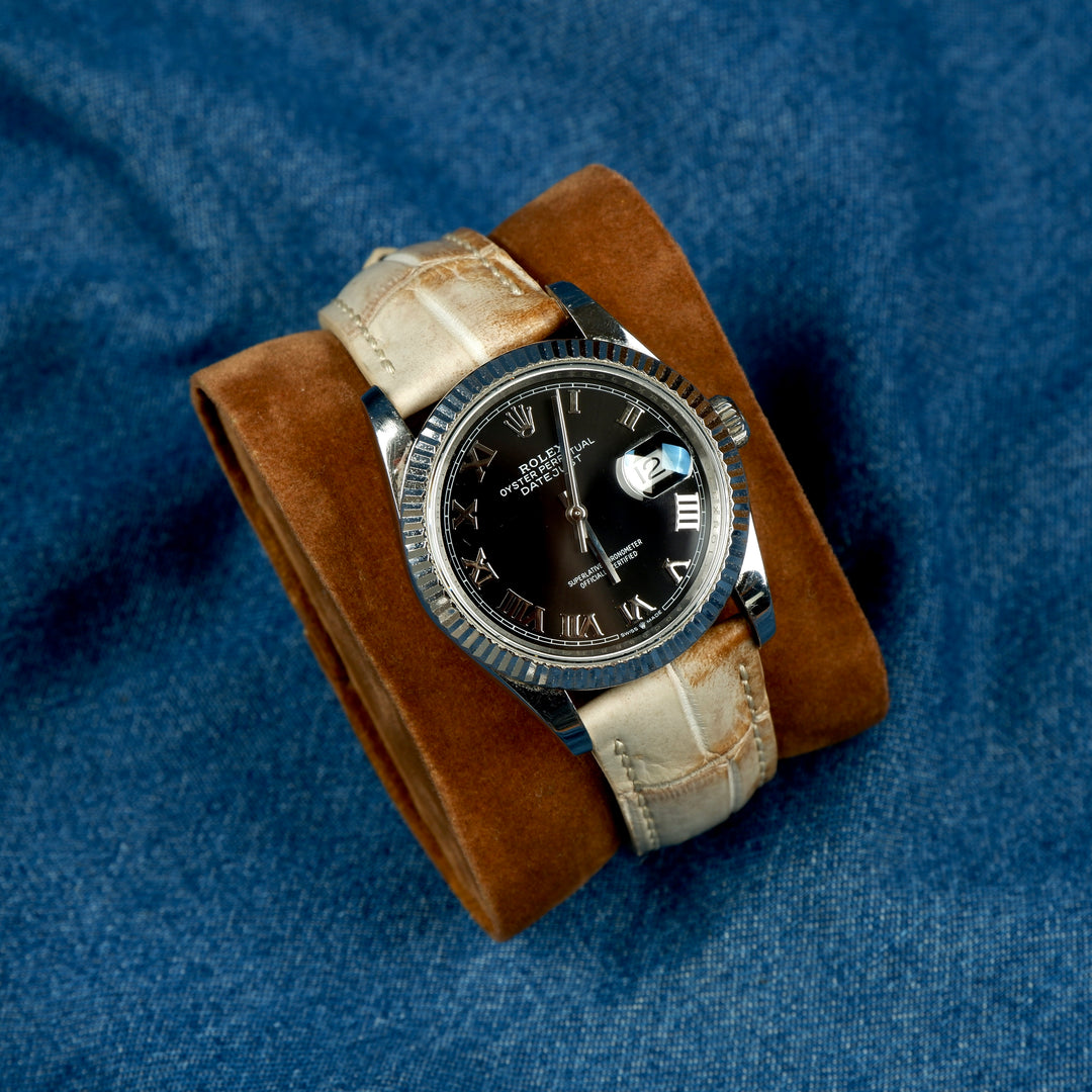 Rolex Datejust Straps - Croco Himalayan – Liger Straps