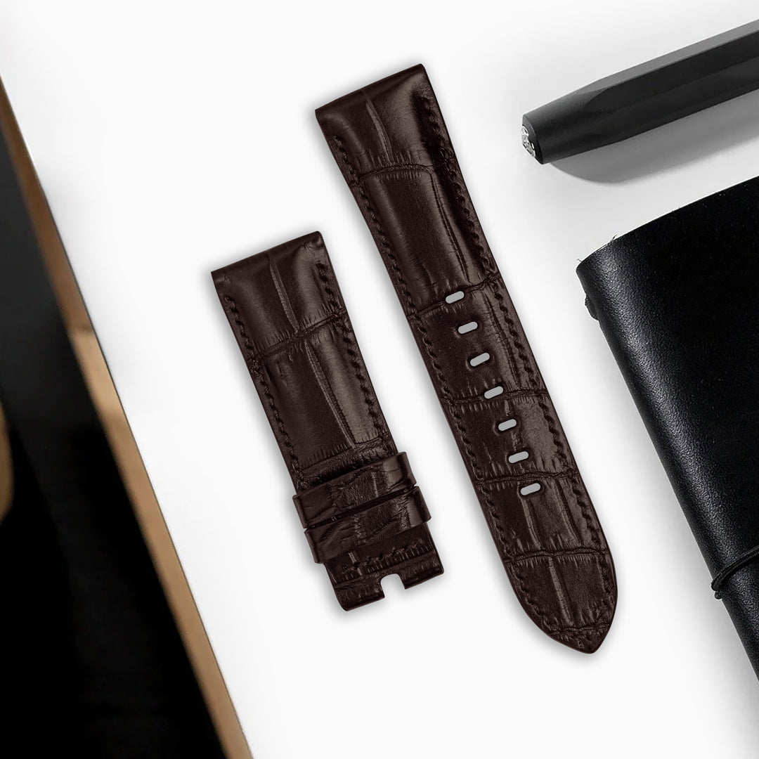 Panerai Submersible Straps - Croco Tobacco – Liger Straps