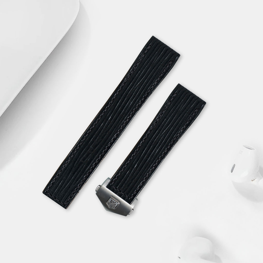 Tag Heuer Aquaracer Straps - Epi Black – Liger Straps