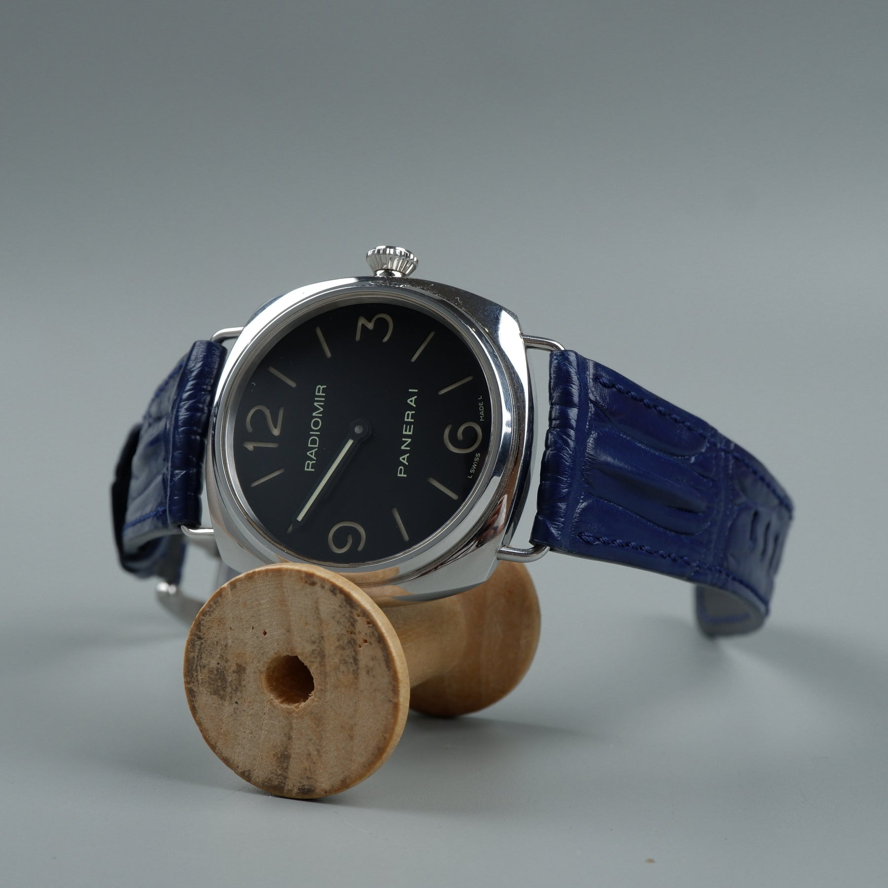 Panerai Radiomir Straps Hornback Navy Blue Liger Straps