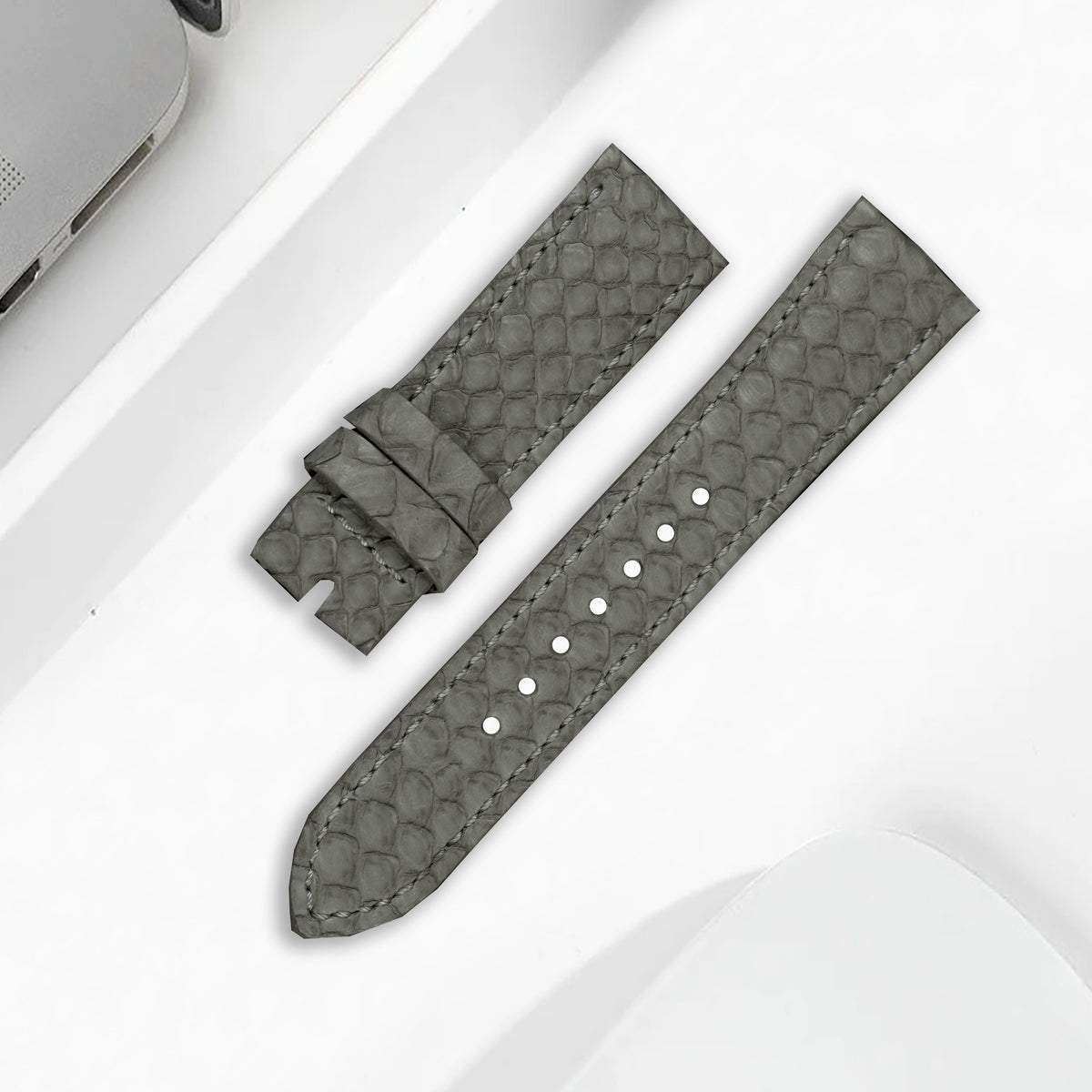 Omega Speedmaster Moonwatch Straps - Python Grey – Liger Straps