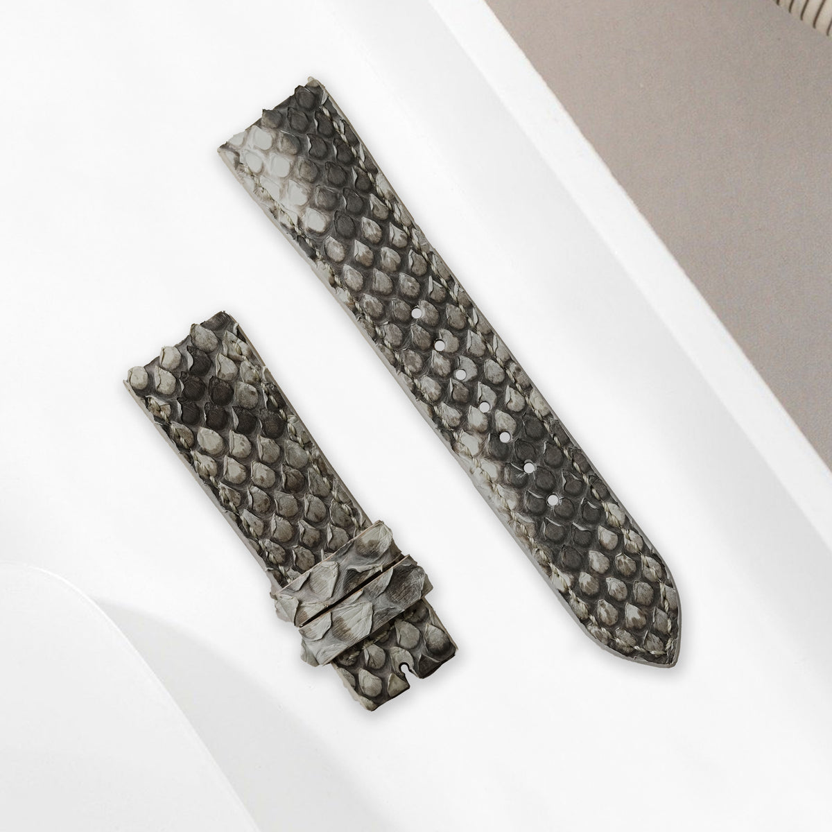 Omega Speedmaster Heritage Straps - Python White – Liger Straps