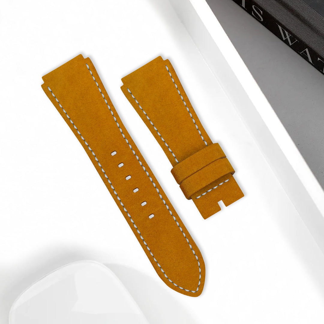Zenith Defy Straps - Suede Gold – Liger Straps