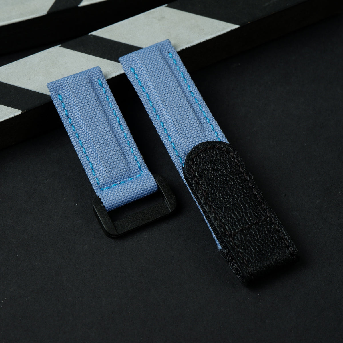 Velcro Straps - Canvas Extreme Padded Sky Blue – Liger Straps