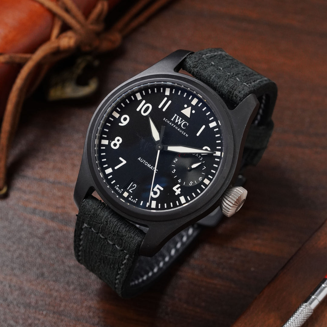 IWC Pilot Straps - Zambia Black – Liger Straps