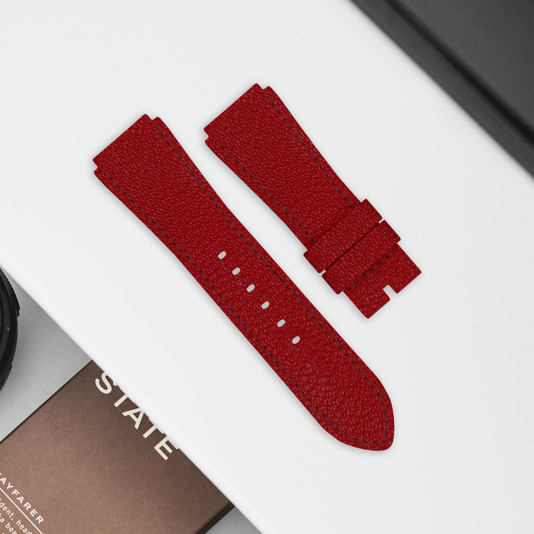 Zenith Defy Straps - Chevre Red – Liger Straps