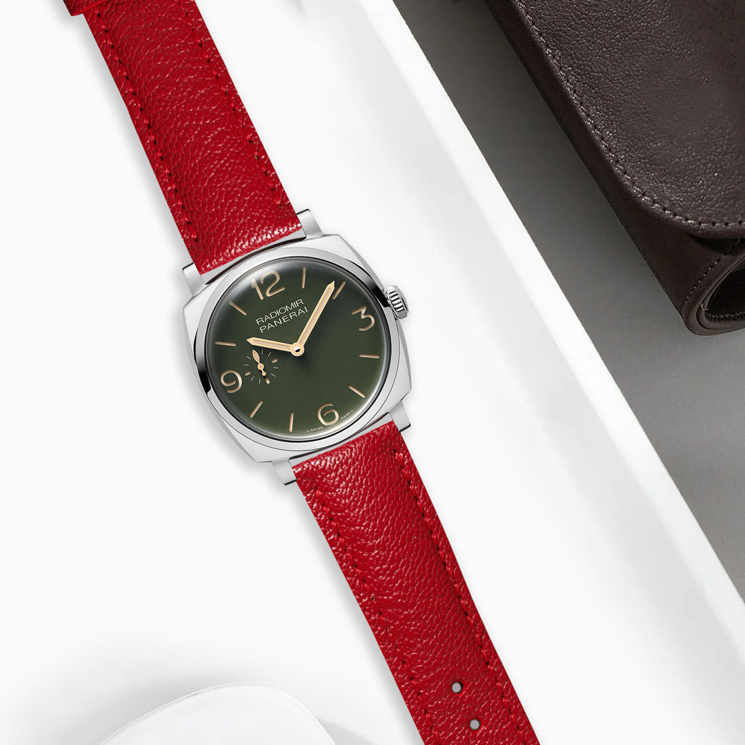 Panerai Radiomir 1940 Straps - Chevre Red – Liger Straps