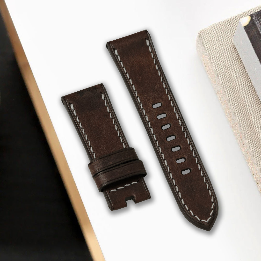 Panerai Luminor Straps - Diablo Dark Brown – Liger Straps