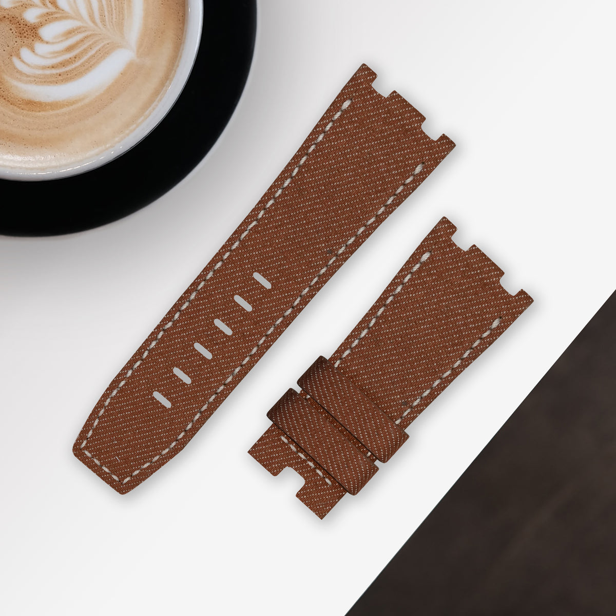AP ROO Diver Straps - AP Denim Rust – Liger Straps