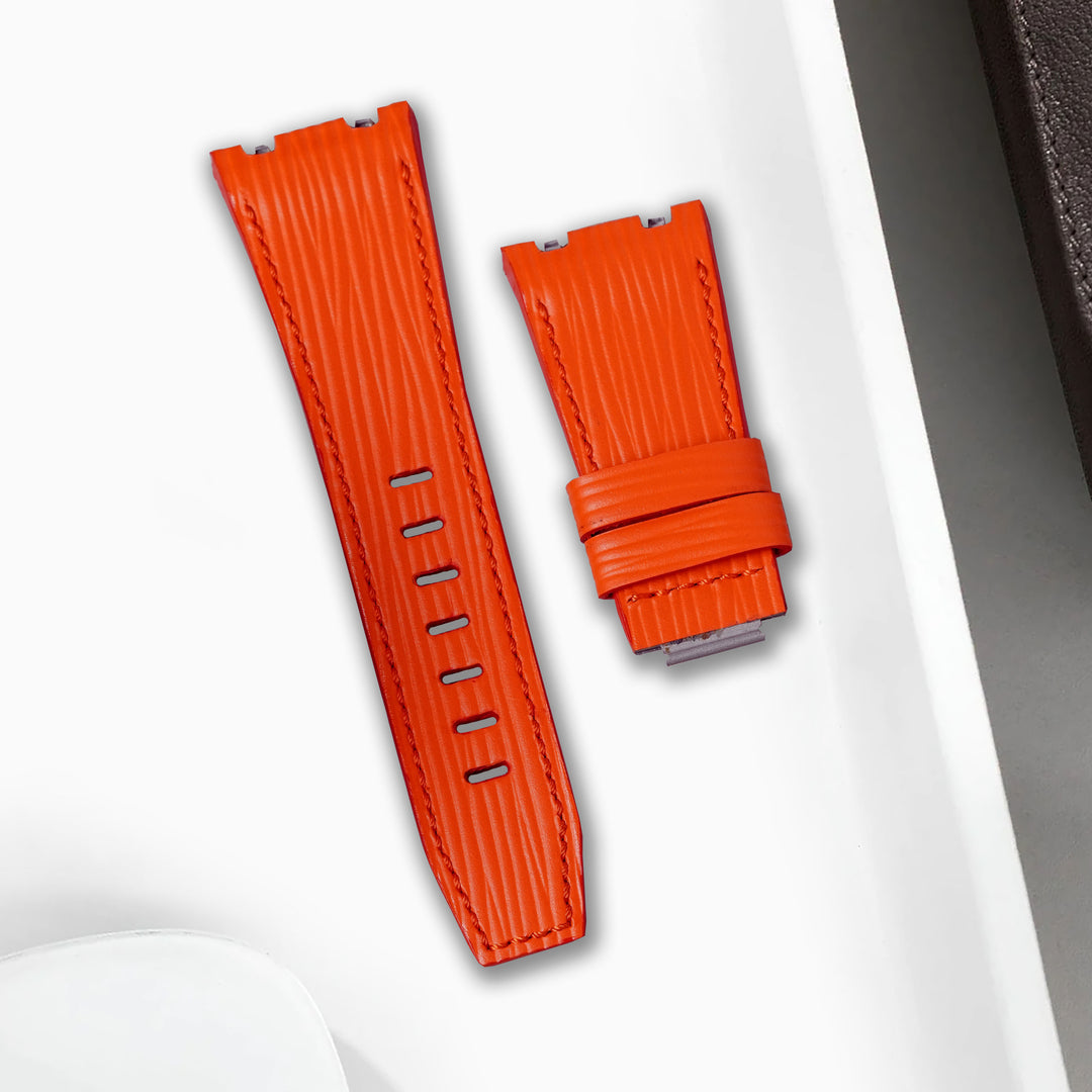 AP Interchangeable Quick Release Straps - AP Epi Orange – Liger Straps