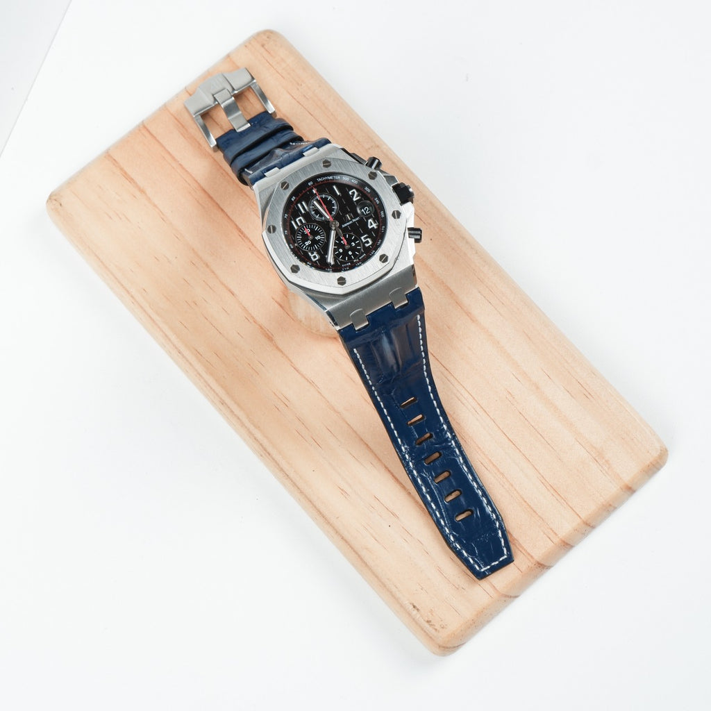 AP ROO 42mm Straps AP Hornback Navy Blue