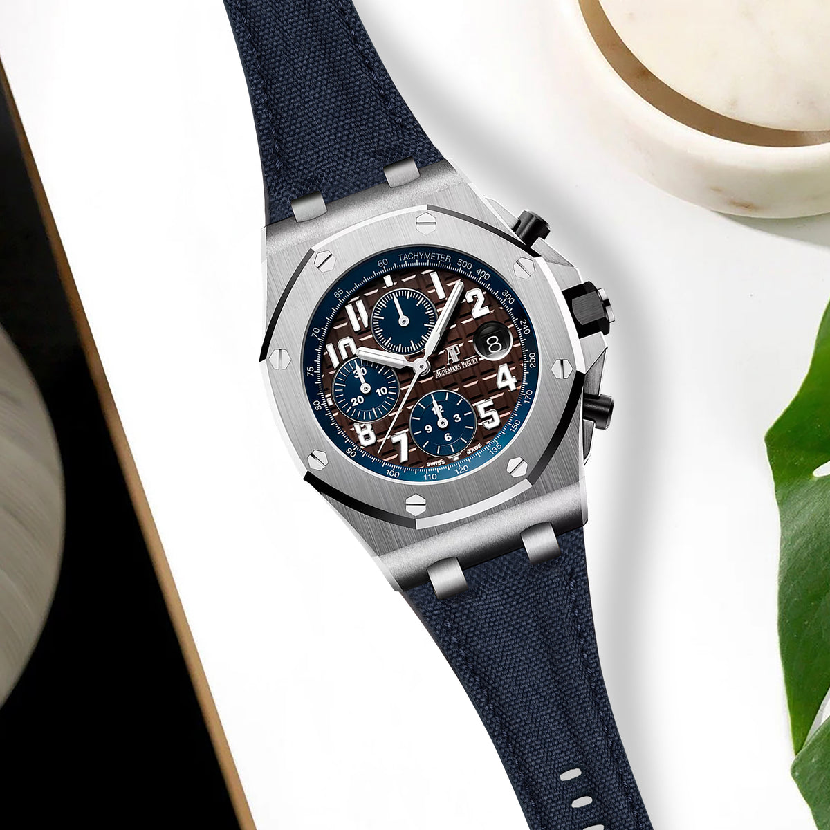 AP ROO 42mm Straps - AP Phantom Navy Blue – Liger Straps