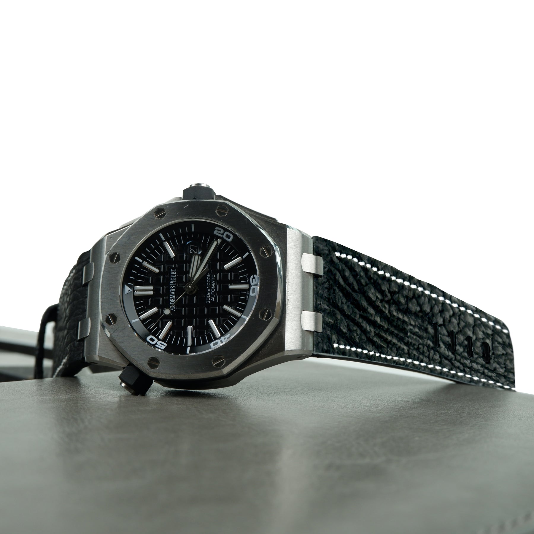 AP ROO Diver Straps - AP Shark Black – Liger Straps