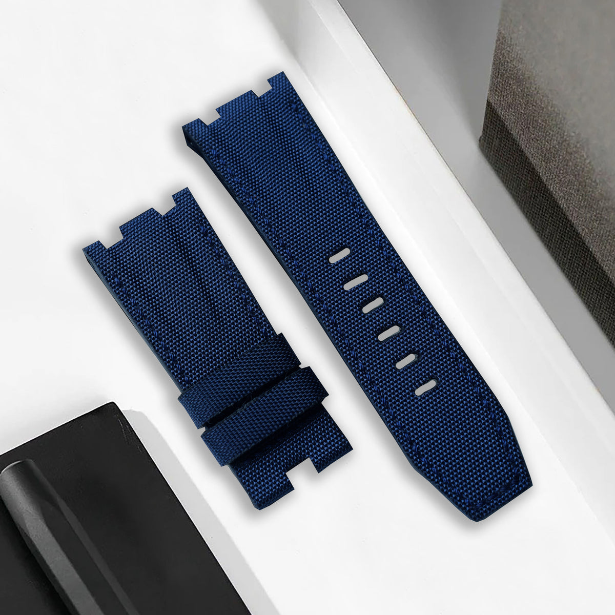 AP ROO 42mm Straps - AP The Beast Navy Blue – Liger Straps