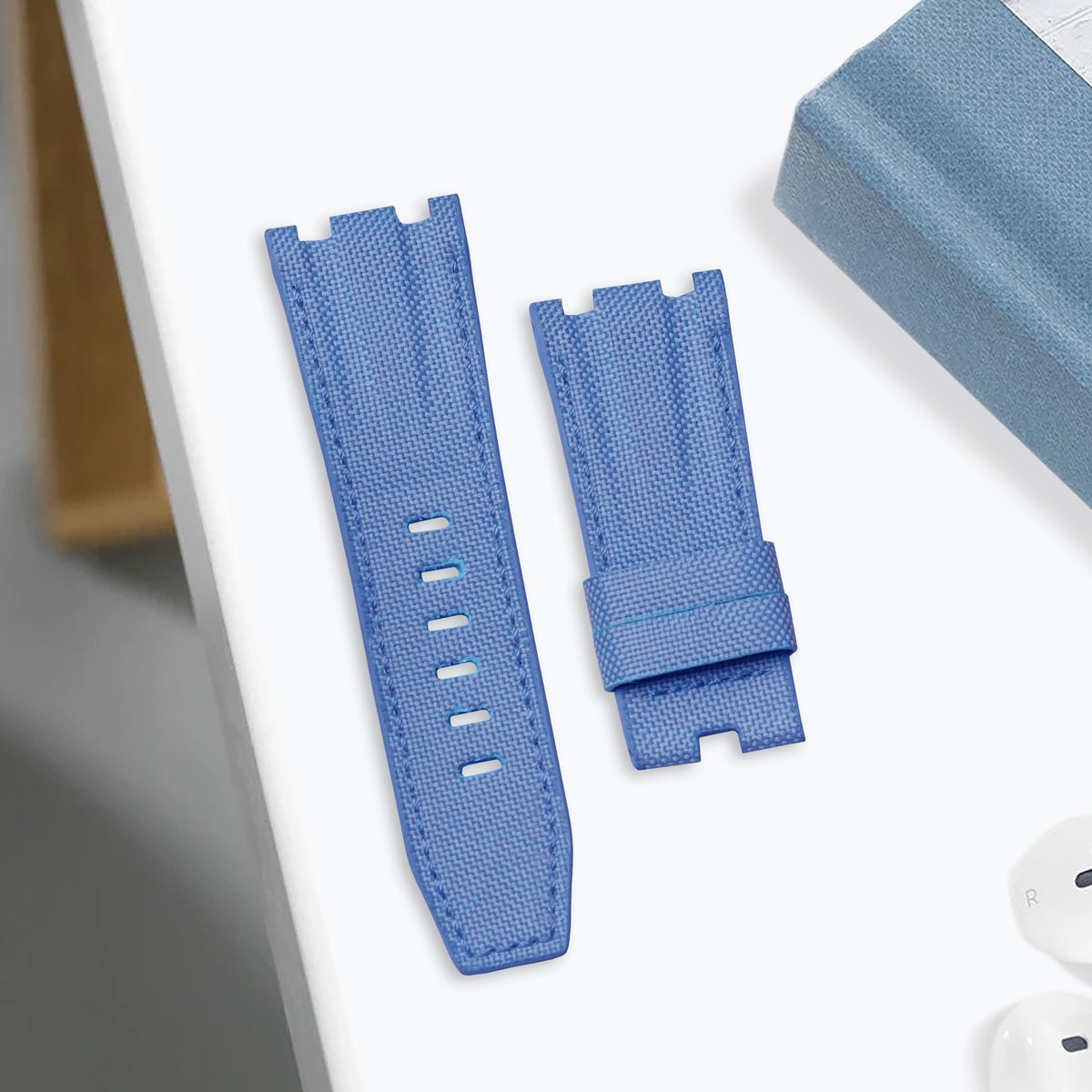 Ready Made Audemars Piguet 44mm Straps - AP The Beast Sky Blue for AP ...