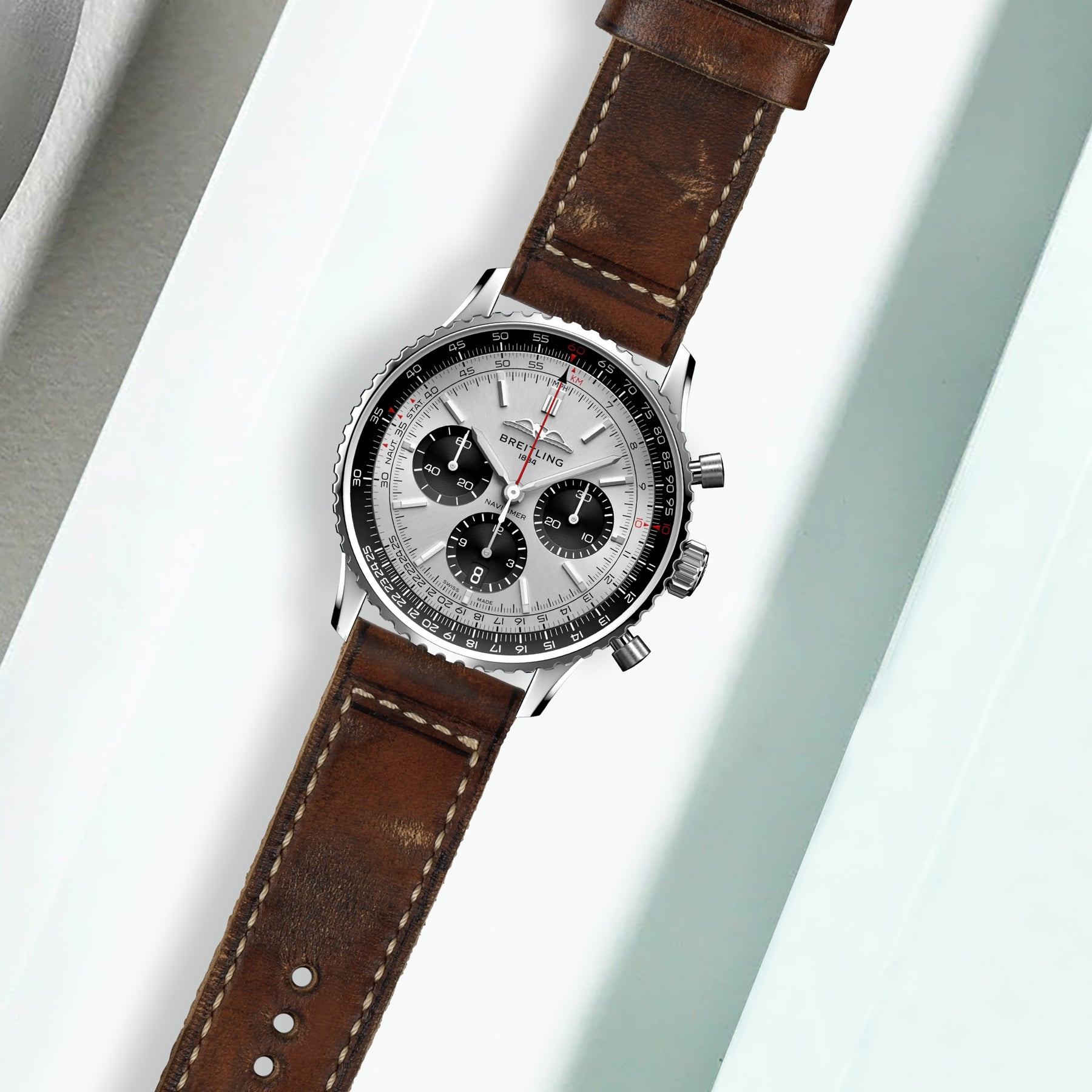 Navitimer Strap Breitling Navitimer Straps - Archaic II – Liger Straps