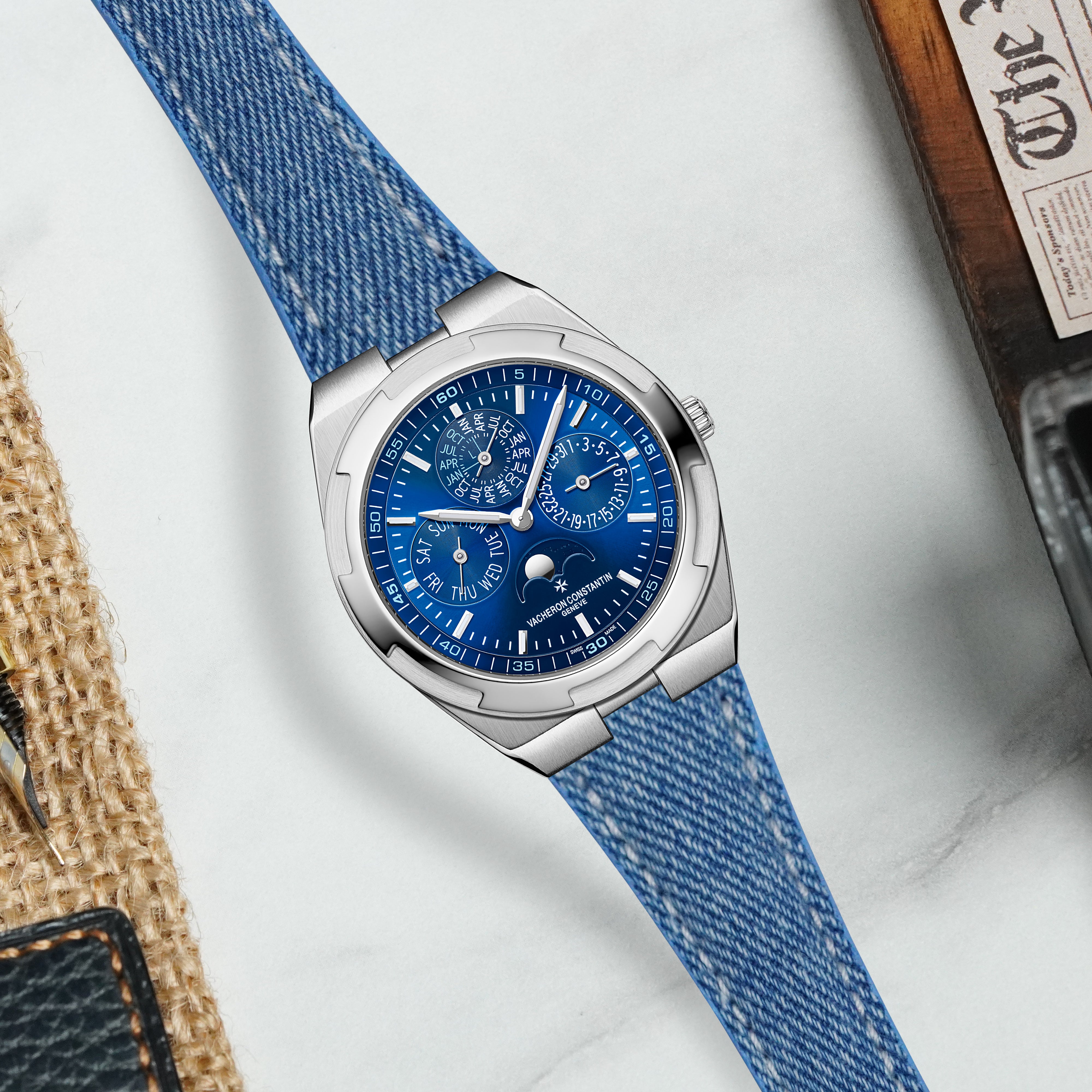Vacheron Constantin Straps - Blue Jean – Liger Straps