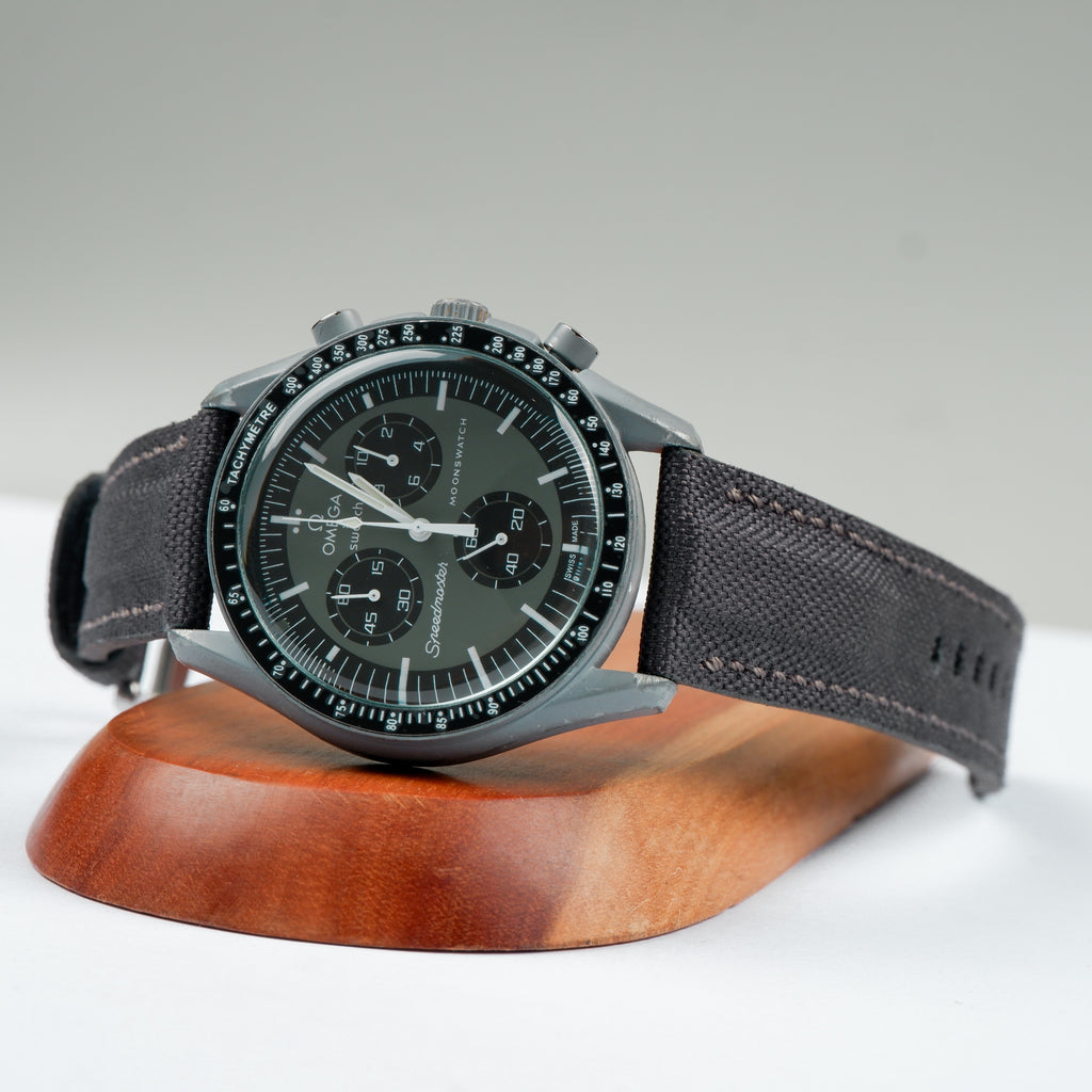 Omega MoonSwatch X Swatch Straps Canvas Extreme Padded Dark Grey